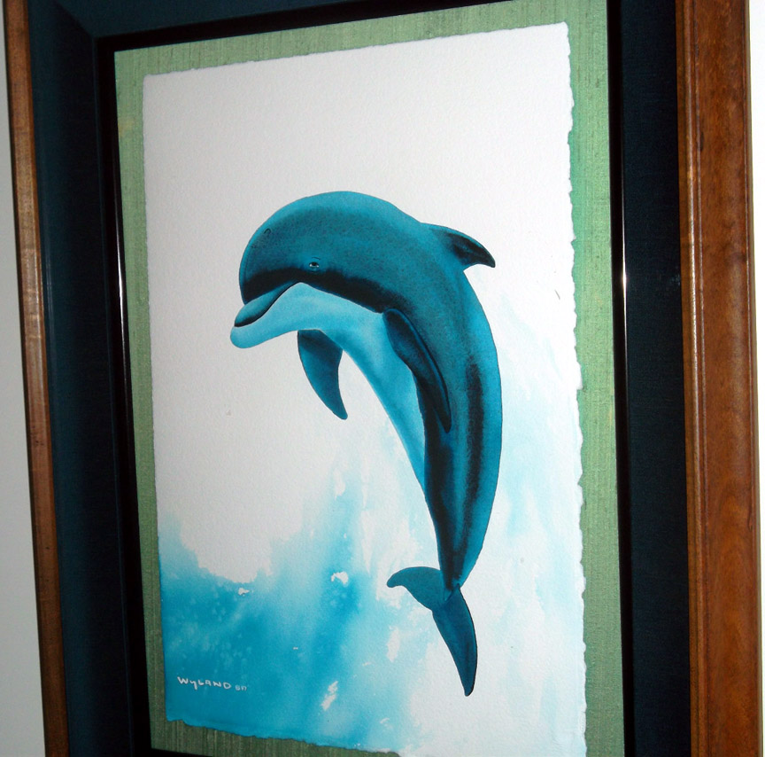 [原画][1点物][希少品]ワイランド（wyland)　水彩画 原画][1点物][希少品]ワイランド（wyland) 水彩画